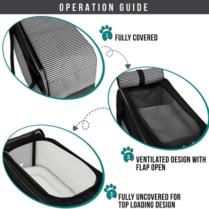 PetAmi Dog Purse Carrier for Small Dogs, Airline Approved Soft Sided Pet Carrier with Pockets