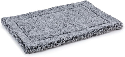 Stoutwool Indestructible Dog Bed - Fluffy Chew Proof Dog Crate Pad - Tough Kennel Pad for