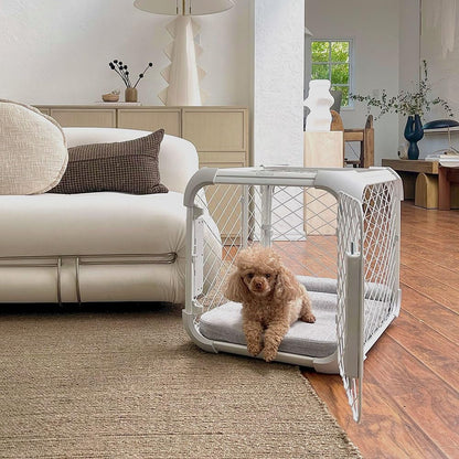 DIGGS Evolv Dog Crate - Slim, Durable Dog Kennel with Removable Ceiling Panel and Modular Design