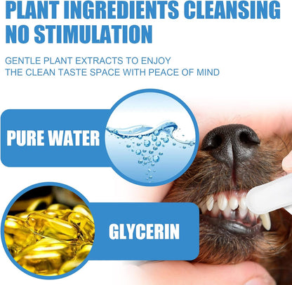 Pet Dental Finger Wipes, Oral Cleansing Teeth Care Finger Cots Wipes Pads for Dogs and Cats