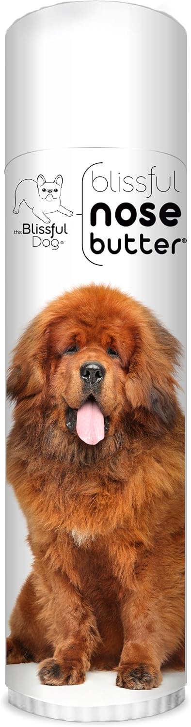 The Blissful Dog Tibetan Mastiff Nose Butter for Dry, Cracked Skin, Lick-Safe Dog Nose Balm with