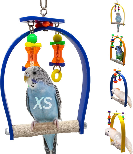 Small Whirly Bird - Perfect Cage Toy Stimulates Visual and Physical Activity - Safe, Non-Toxic