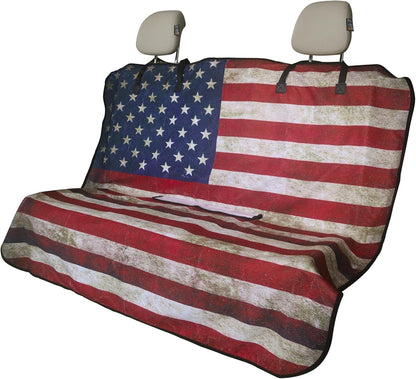 Back Seat Cover for Car Trucks Van SUV,Waterproof Rear Bench Towel Seat Covers for Dogs and