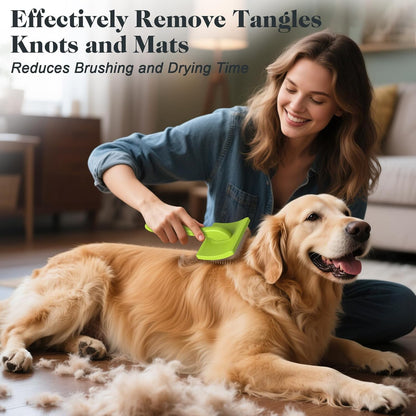 2PCS Slicker Brush for Dogs & Pet Comb,Professional Dog Grooming Brush
