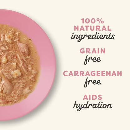 Applaws Natural Wet Cat Food in Gravy, Limited Ingredient Wet Cat Food Pouches, No Additives, Made