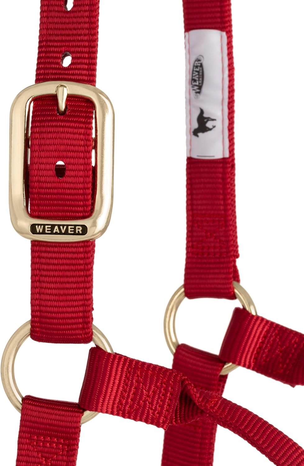 Weaver Equine Nylon Horse Halter, Triple-Ply Cheek Design, Original Non Adjustable Halters for