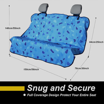 Back Seat Cover for Car Trucks Van SUV,Waterproof Rear Bench Towel Seat Covers for Dogs and