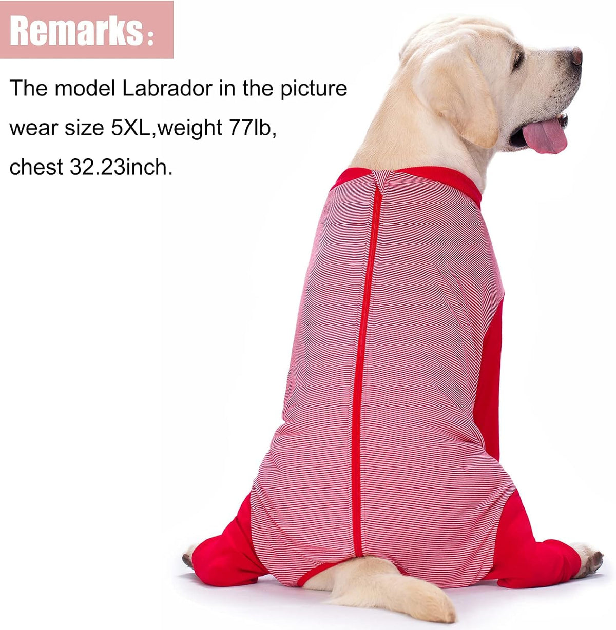 Yeapeeto Dog Onesie Surgery Recovery Suit for Large Medium Bodysuit Dogs Pajamas PJS Full Body for