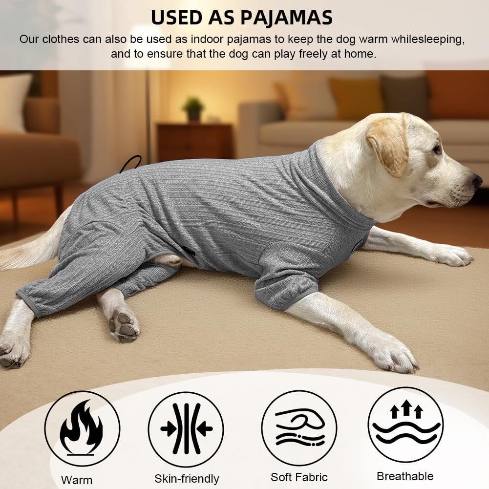 Dog Pyjamas PJS Sweater Clothing and Loungewear Suitable for Large to Giant Breeds of Dogs