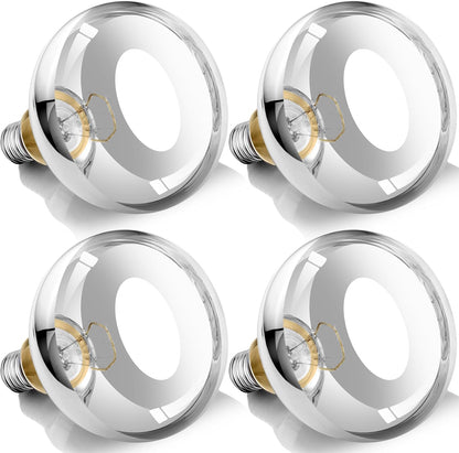 250W Heat Lamp Bulbs, 8000 Hours Rated, R40 Bathroom Shower Incandescent Light Bulb, Infrared