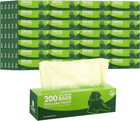 Sherr 20 Boxed Rolls 4000 Counts Dog Poop Bags Bulk Leak Proof Dog Waste Bags Universal Pet Doggy