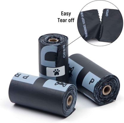 100% Certified Compostable Dog Poop Bags - Dr. C's Premium Dog Poop Bags - 270 Bags / 18 Rolls