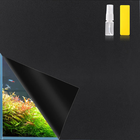 Aquarium Background Paper Decor Fish Tank Backdrop Wallpaper Electrostatic Adhesive, No Glue, Easy