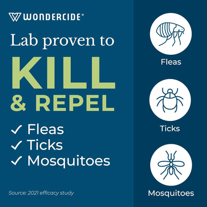 Wondercide - Flea, Tick & Mosquito Spray for Dogs, Cats, and Home - Tick Killer, Control