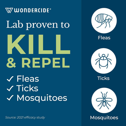 Wondercide - Flea, Tick & Mosquito Spray for Dogs, Cats, and Home - Flea and Tick Killer, Control