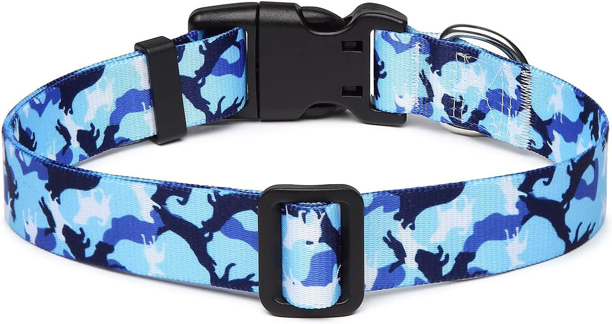 Mercano Adjustable Dog Collar - Special Design Patterns, Soft Nylon Comfortable Durable Pet Collar
