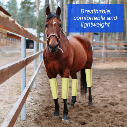 8 Pcs Mesh Fly Boots for Horse Breathable Mesh Horse Boots Protective Horse Leg Wraps Horse