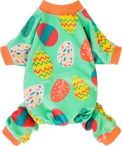 Fitwarm Easter Egg Dog Pajamas, Holiday Dog Clothes for Small Dogs Girl Boy, Pet Easter Outfit