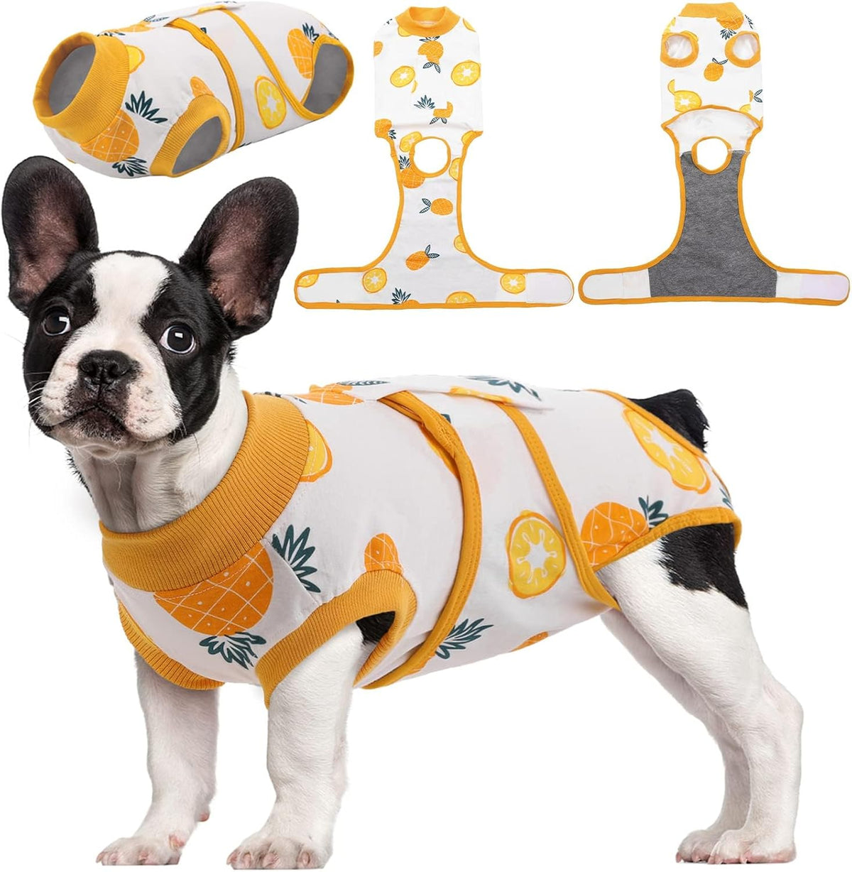 Kuoser Recovery Suit for Dogs Cats After Surgery, Professional Pet Recovery Shirt Dog Abdominal