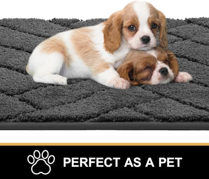 Tindbea Dog Bed Mat,Dirt Trapper Mud for Dogs,Mud for Dogs Large,Absorbent Door Mat Indoor for