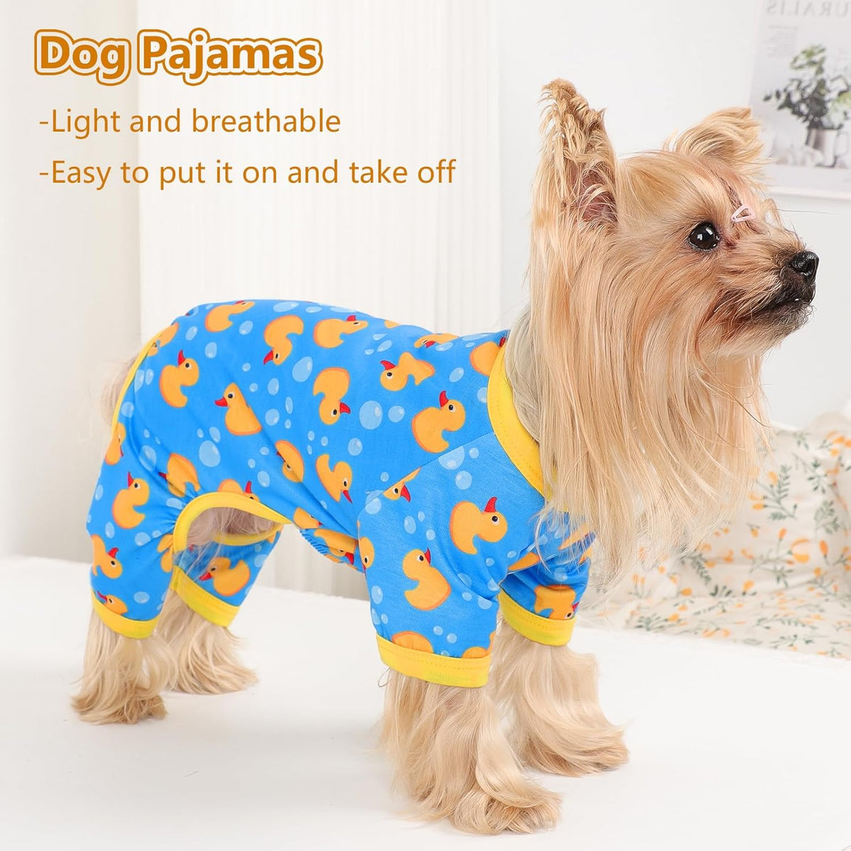 Dog Pajamas Small Sized Dogs Stretchable Summer Dog Clothes Pjs 4 Legs Girl Boy Cute Soft Puppy