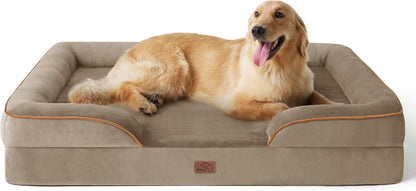 Bedsure XL Plus Orthopedic Dog Bed for Extra Large Dogs - Washable XLarge Dog Cat Bed Waterproof