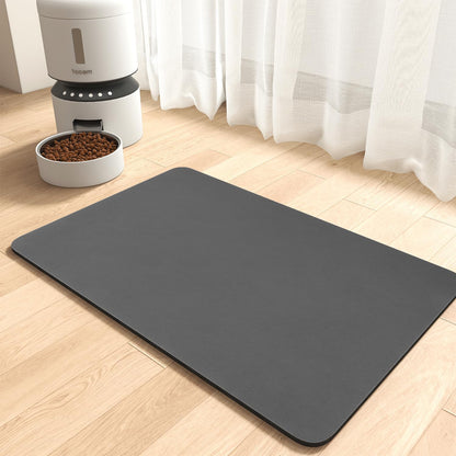 MontVoo-Absorbent Pet Feeding Mat-No Stains Pet Mat for Food and Water Bowl-Quick Dry Cat & Dog