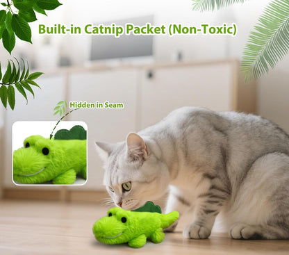 Interactive Cat Toys for Indoor Cats - Automatic Moving Cat Chase Toy for Bored Indoor Adult Cats