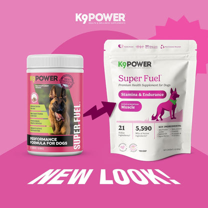 K9 Power Super Fuel for Dogs 1lb - Boosts Energy Levels Supports Muscle Growth & Enhances Joint