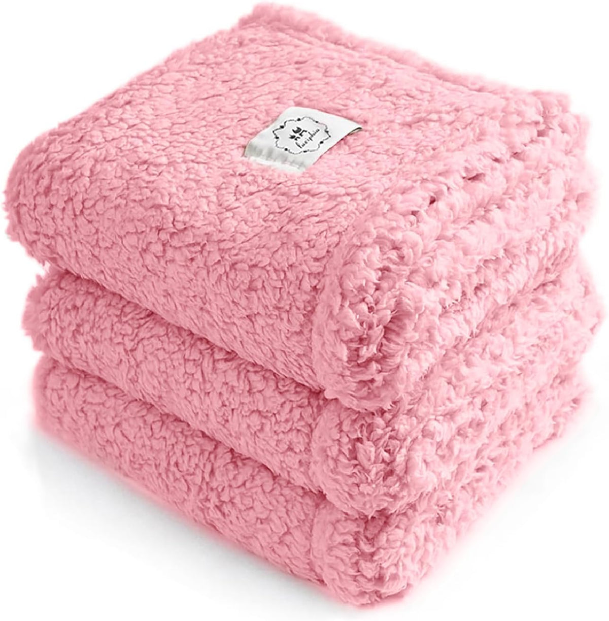 Luciphia 1 Pack 3 Calming Dog Blanket Fluffy Premium Fleece Pet Blankets Soft Sherpa Throw for Dogs