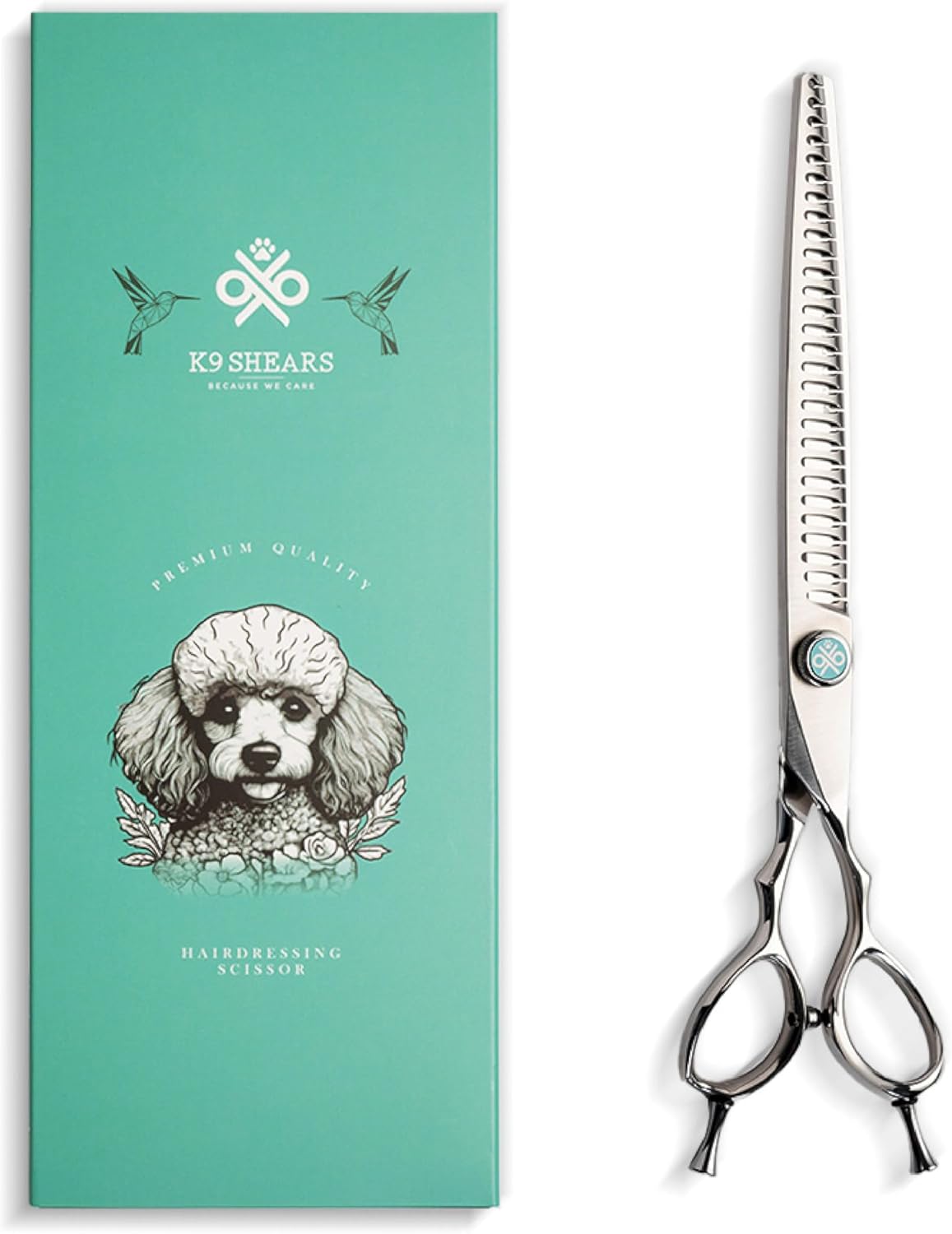 8” Dog Grooming Chunker Scissors – VG10 Japanese Steel Professional Pet Shears for Cats & Dogs |
