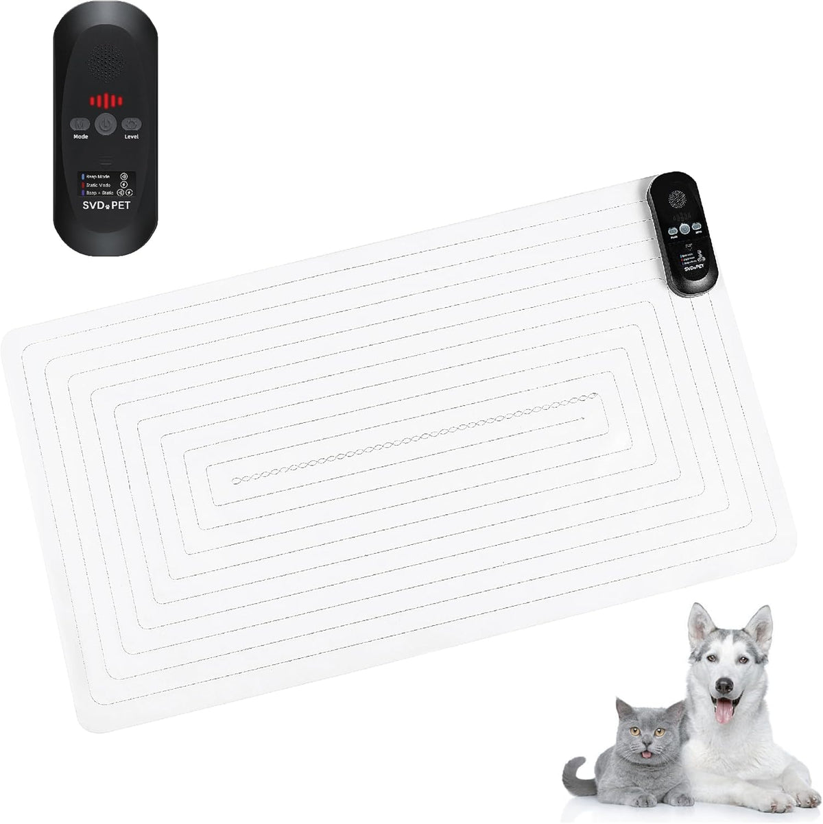 SVD.PET Pet Training Mat with Tester, 30" X 16", Pet Shock Pad, Dogs & Cats Electronic Repellent
