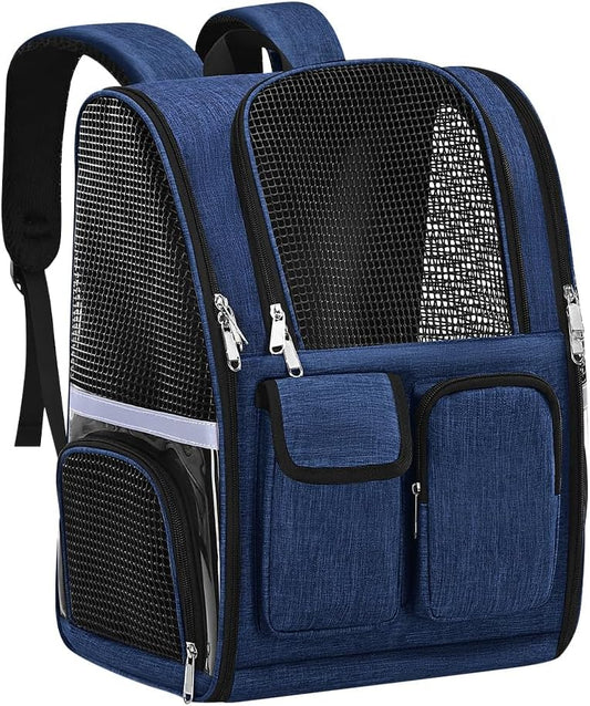 Pet Backpack, Airline Approved Dog Backpack, Cat Bag for Travel Hiking Bike Riding Walking Outdoor