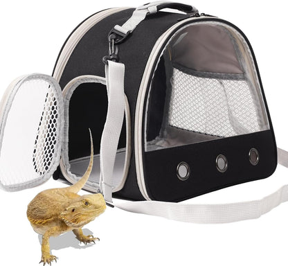 Bearded Dragon Travel Carrier,Lizards Carrier, Small Animal Travel Carrier for Sugar Glider