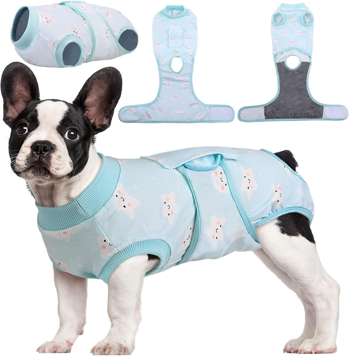 Kuoser Recovery Suit for Dogs Cats After Surgery, Professional Pet Recovery Shirt Dog Abdominal