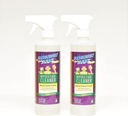 Absolutely Clean Amazing Reptile & Amphibian Terrarium Cleaner and Odor Eliminator - Just
