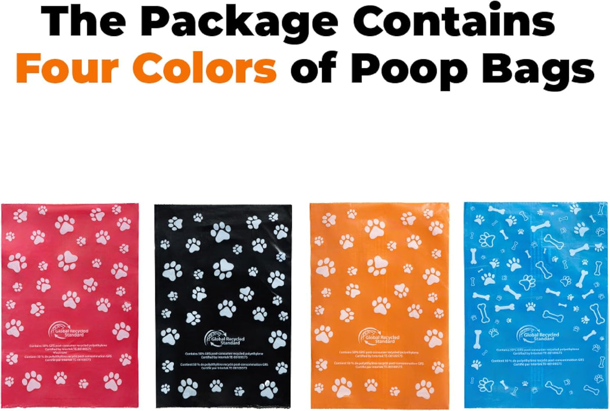 Best Pet Supplies Poop Bags for Dogs, 50% Post-Consumer Recycled Content dog waste bags on rolls