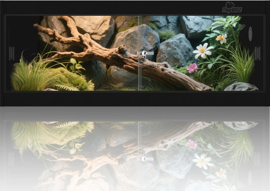 20 Gallon PVC Reptile Enclosure, RepWild 30"x12"x12" Terrarium/Tank with Heavy-Duty Screen Top
