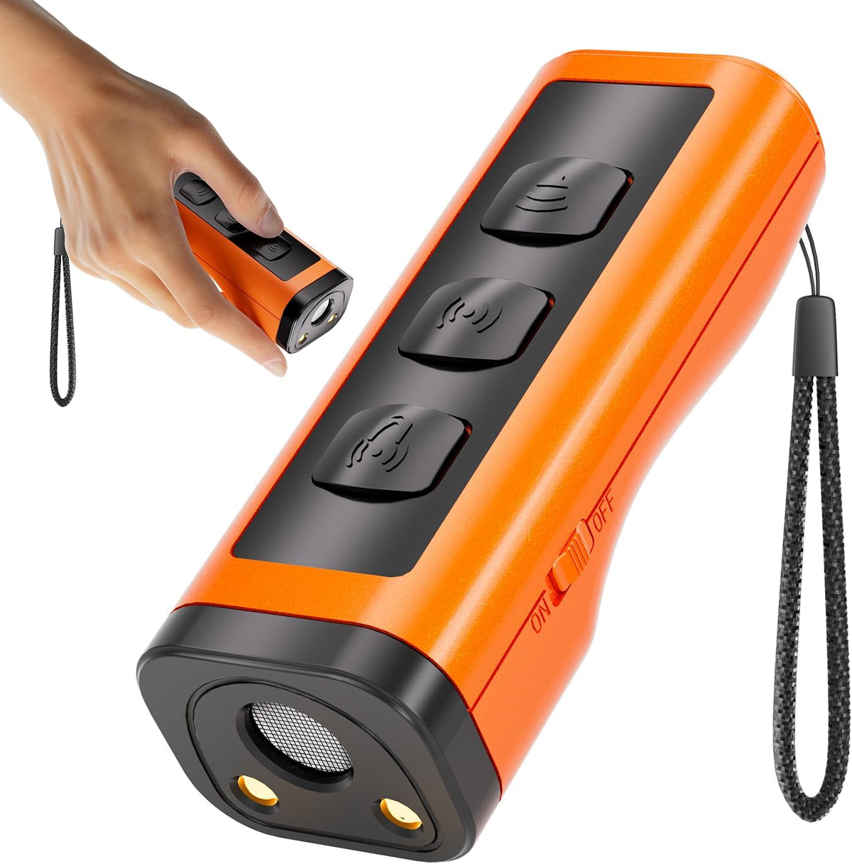 Dog Bark Deterrent Devices Rechargeable Anti-Barking Device for Dogs 50ft Long Range Ultrasonic