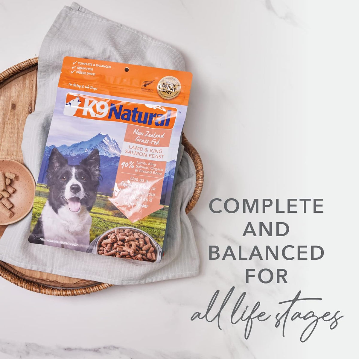 K9 Natural Grain-Free Freeze-Dried Dog Food Chicken 1.1lb