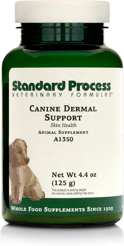 Standard Process Inc. Canine Dermal Support - Skin & Adrenal Gland Supplement - Comprehensive Skin