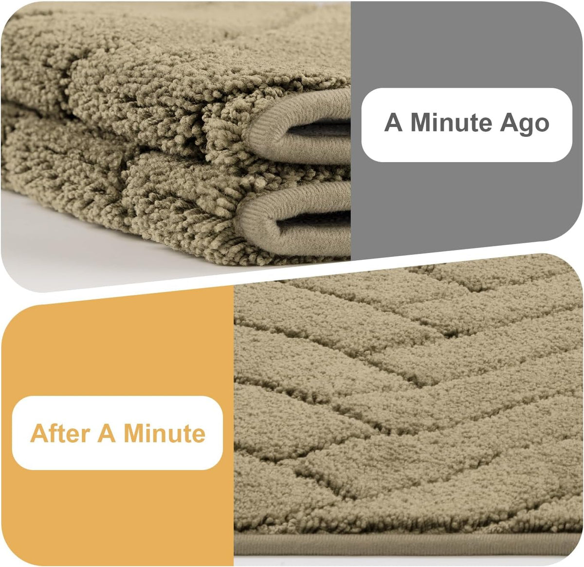 Tindbea Dog Mat for Muddy Paws,Absorbs Moisture Dirt Non-Slip Washable Mud Mat for Dogs,Soft Rubber