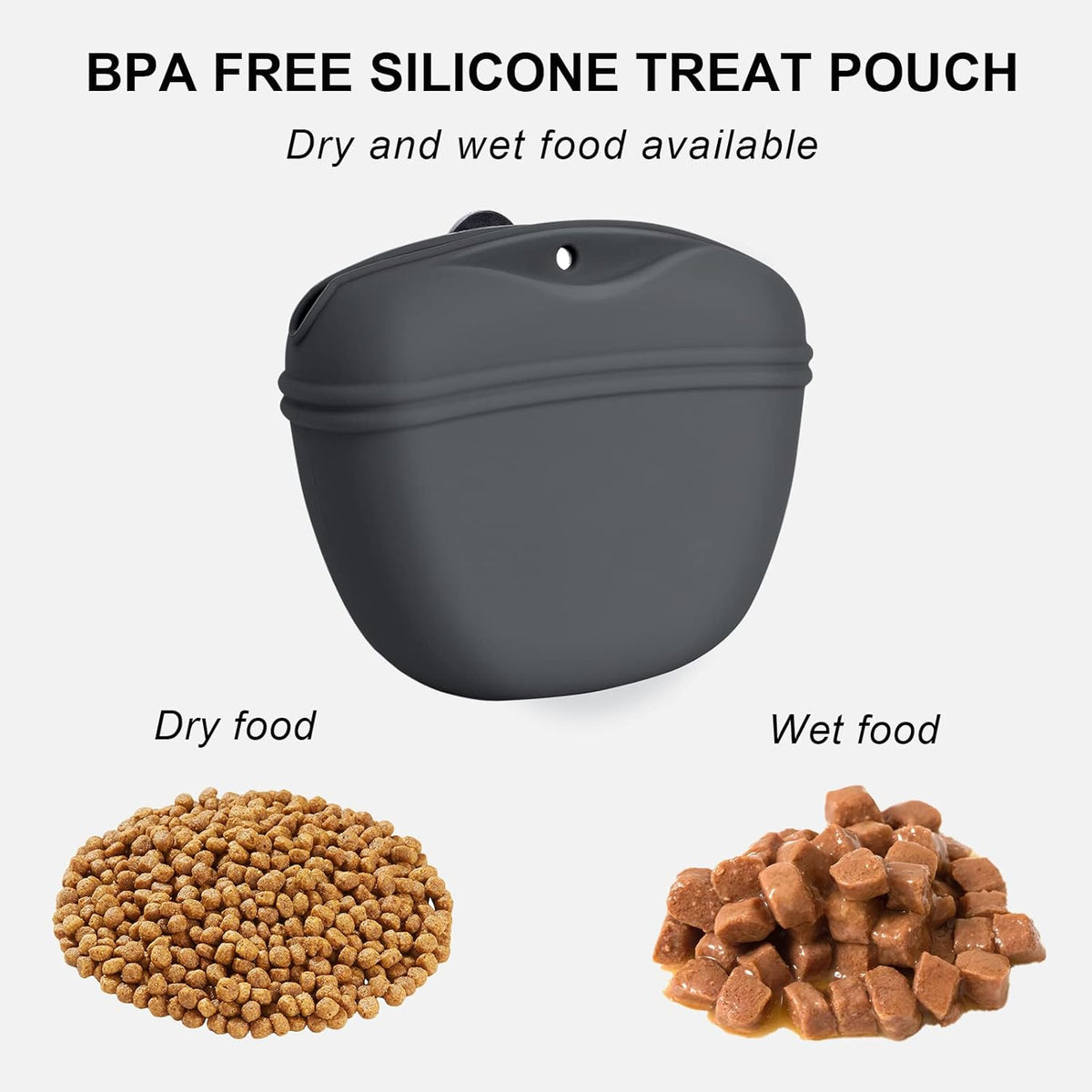 Left&Right Dog Clicker Training Kit,Silicone Dog Training Treat Pouch and Dog Clickers,Dog Treat