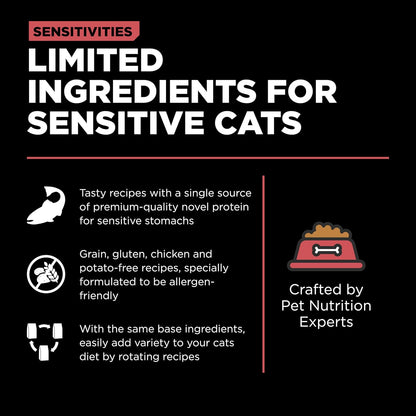 Go! Solutions Sensitivities Limited Ingredient, Grain-Free Dry Cat Food, Salmon Recipe for