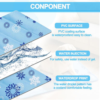Dog Cooling Mat, Cooling Mat for Dogs & Cat, Provides Instant Relief for Small, Medium, Large Dogs