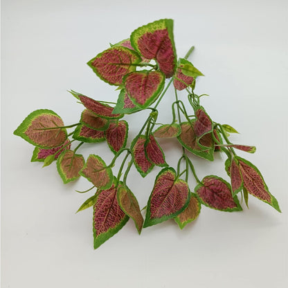 Reptile Plants for Bearded Dragon Tank Accessories, Terrarium Plant Artificial Decor for Snake