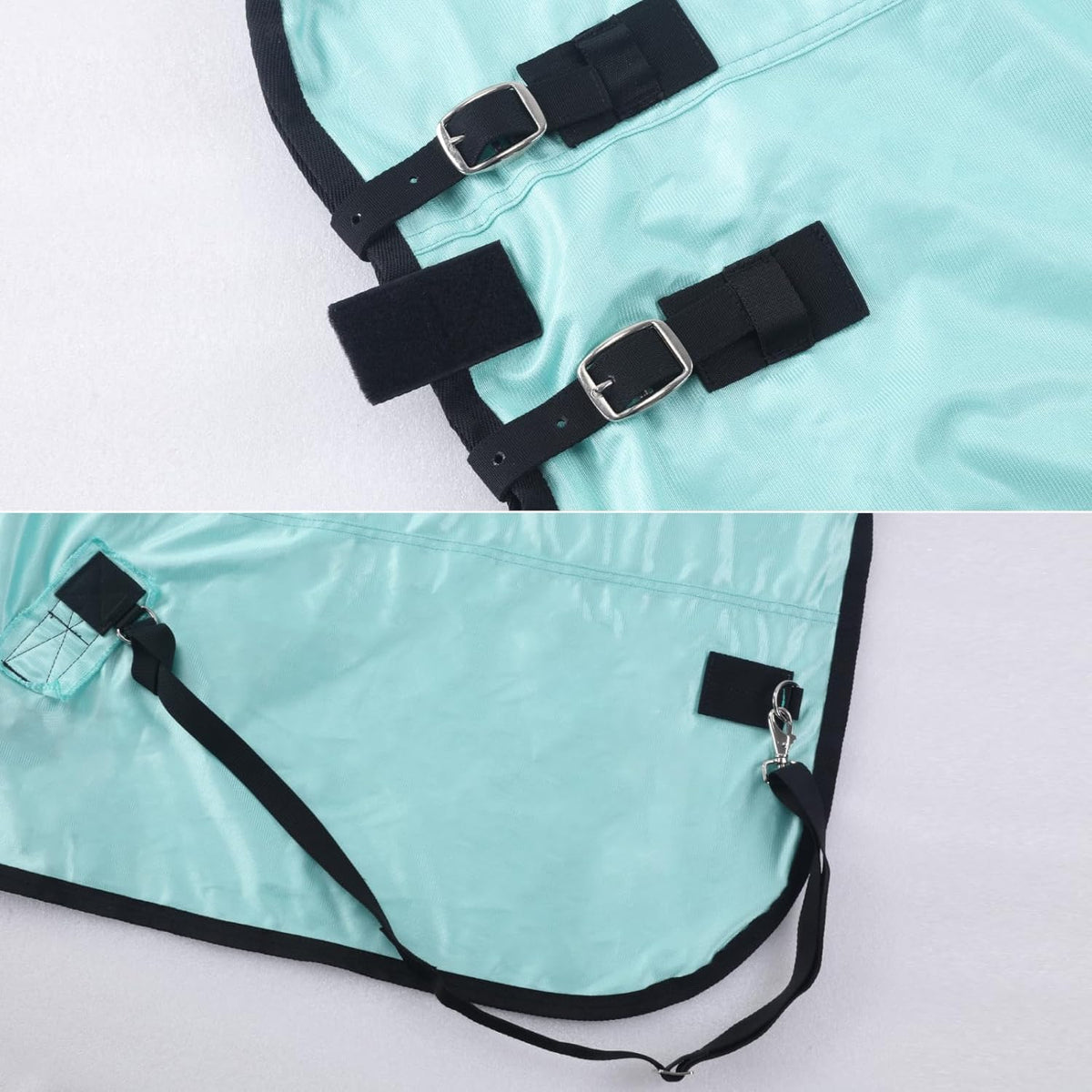 Horse Fly Sheet, Standard Neck Comfy Mesh Fly Sheet for Horses, Equine Summer Sheets UV-Protective