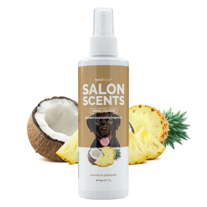 Bark2Basics Salon Scents Pet Grooming Cologne - 8 oz, Natural Professional Grade Perfume for Dogs