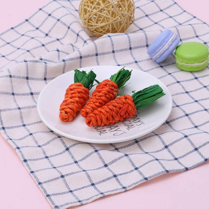 Hamiledyi Rabbit Seagrass Activity Mat Bunny Mat Rabbit Enrichment Toys Rabbit Chew Toys for Teeth
