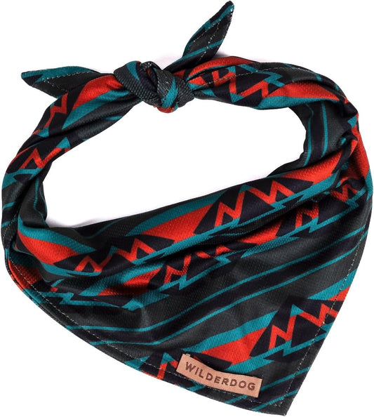 Wilderdog Dog Bandana with Lightweight Quick Drying Poly-Blend Mesh Material in Olive